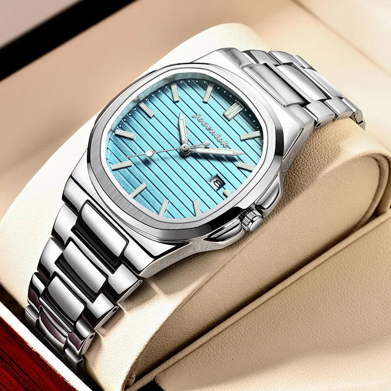 2025 New Luxury Men Quartz Watches 30M Waterproof Automatic Date Watch Man Stainless Steel Sport Chronograph Watch for Men Clock