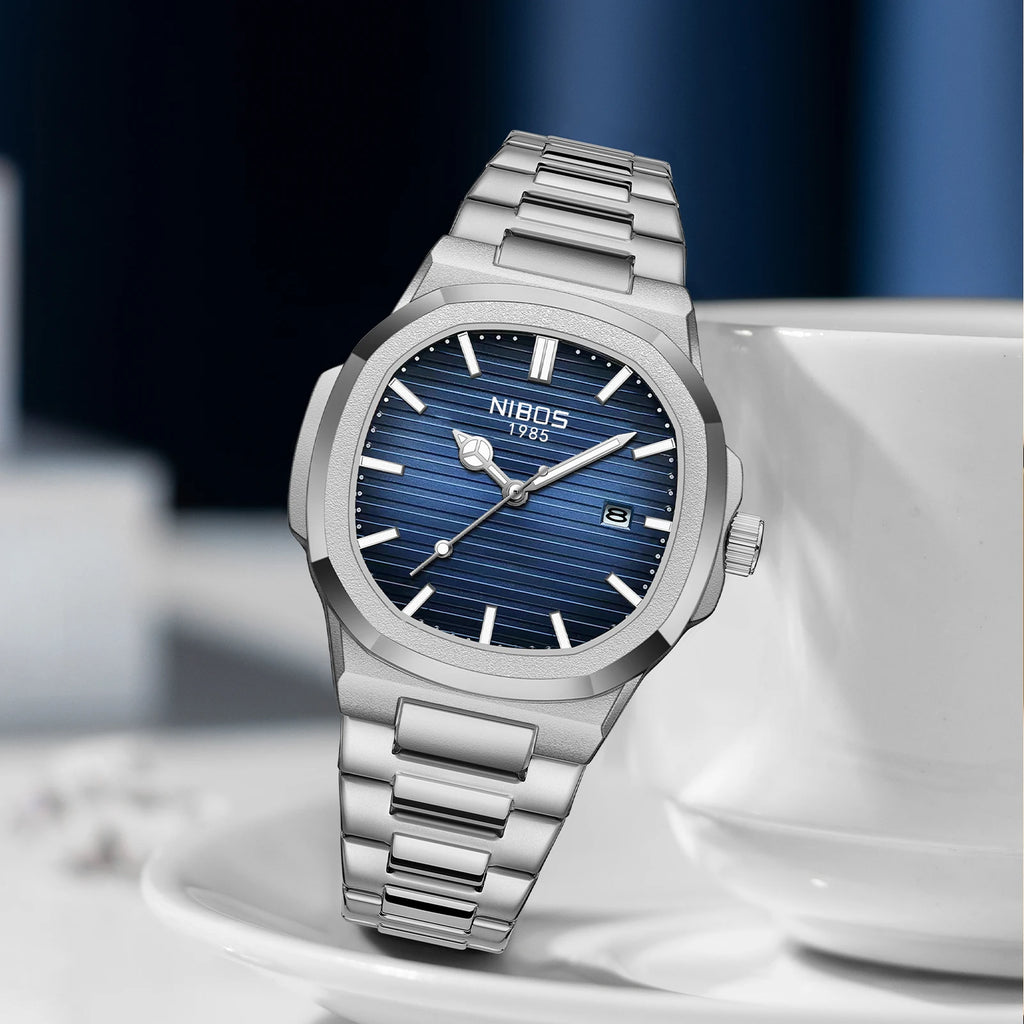 2025 New Luxury Men Quartz Watches 30M Waterproof Automatic Date Watch Man Stainless Steel Sport Chronograph Watch for Men Clock