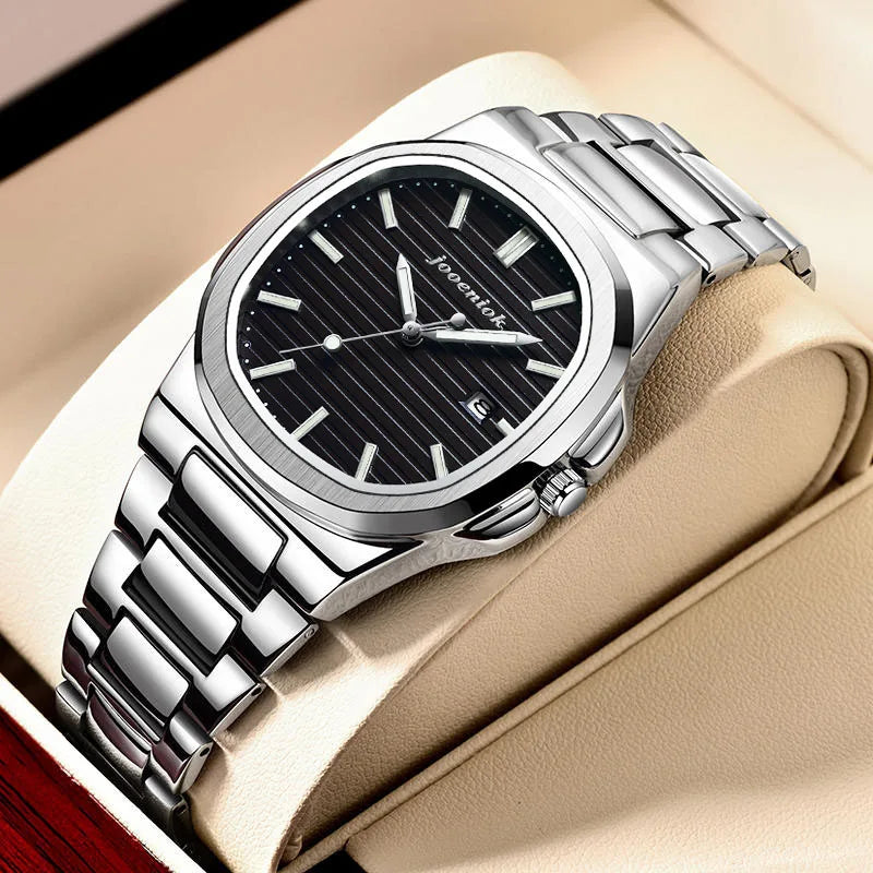 2025 New Luxury Men Quartz Watches 30M Waterproof Automatic Date Watch Man Stainless Steel Sport Chronograph Watch for Men Clock