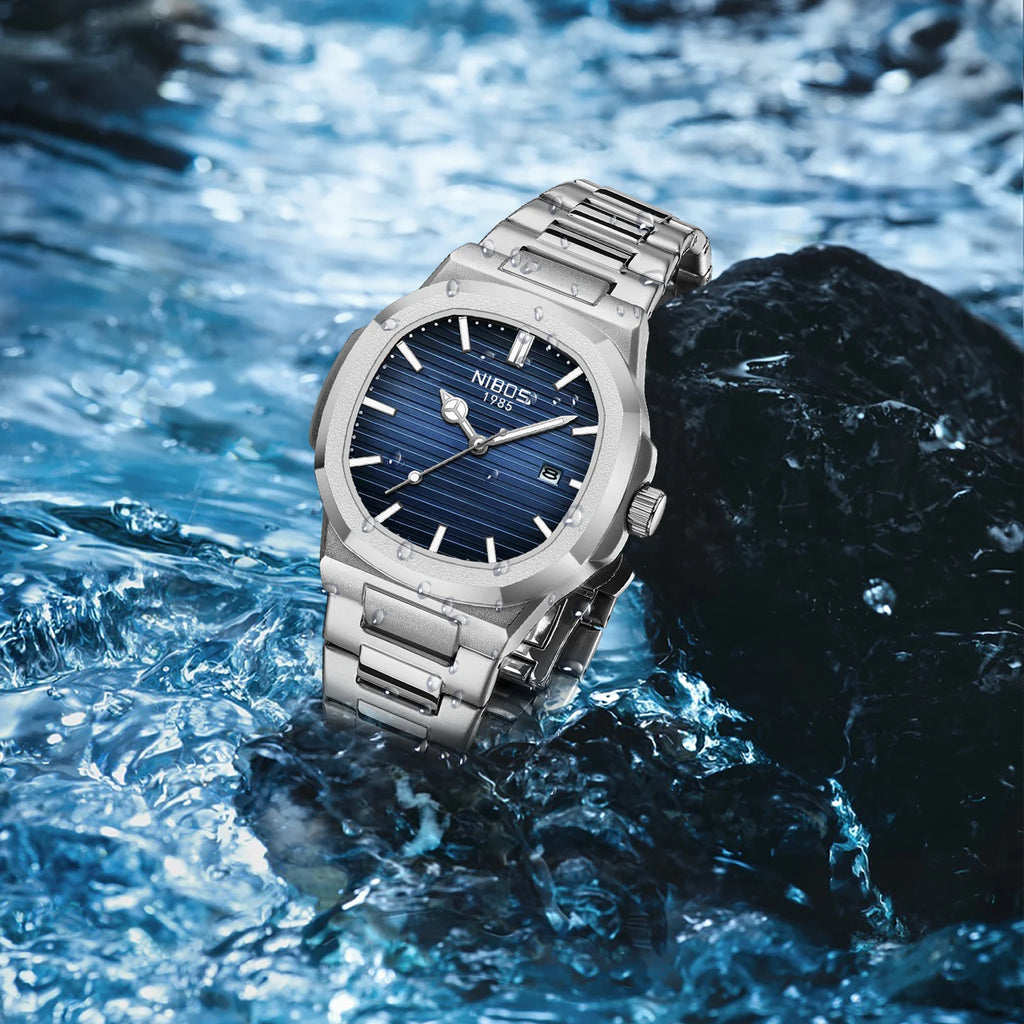 2025 New Luxury Men Quartz Watches 30M Waterproof Automatic Date Watch Man Stainless Steel Sport Chronograph Watch for Men Clock